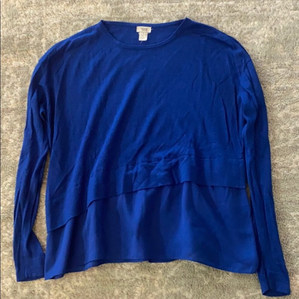 Cobalt long sleeve top